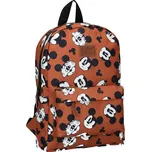 Jednokomorový Školní batoh Mickey Mouse Vadobag v hnědých a béžových odstínech