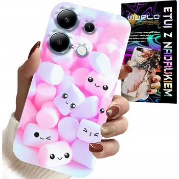 Pouzdro na mobilní telefon POUZDRO PRO XIAOMI NOTE 14S - SLADKÝ PĚNOVÝ VZOR, KRYT , ZADNÍ KRYT