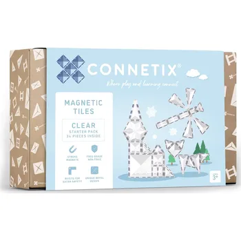 ostatní stavebnice CONNETIX Magnetická stavebnice - Clear Pack (34 ks)