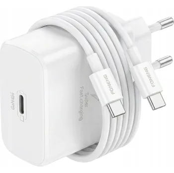 Foneng EU62 Rychlá síťová nabíječka GaN 45W s kabelem USB-C na USB-C