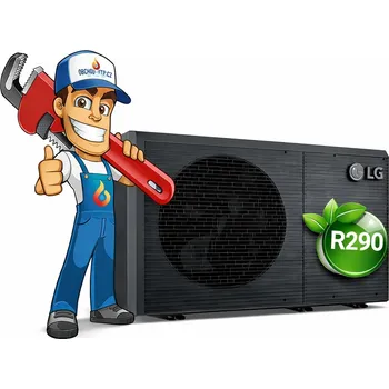 Tepelné čerpadlo Tepelné čerpadlo LG ThermaV 9kW R290 MONOBLOK, model HM091HF.UB40 s montáží na klíč HM091HF.UB40-KLIC