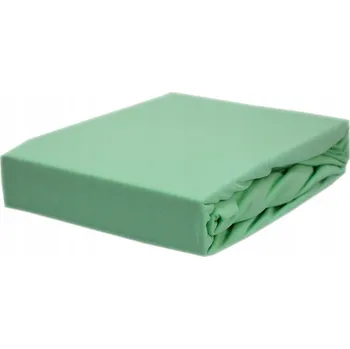 Prostěradlo Prostěradlo jersey s gumou, rozměr 200x220 cm, světle zelené (seledinové) KOBI Česká firma