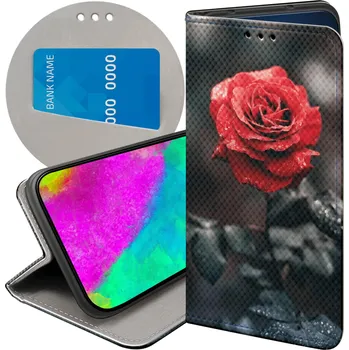 Pouzdro na mobilní telefon Flipové pouzdro Hello Case pro Xiaomi Redmi Note 14 červené
