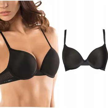 Dámské spodní prádlo Sielei podprsenka s měkkými košíčky černá velikost 80D