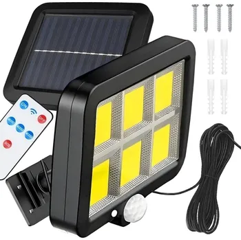 Venkovní osvětlení Solární LED lampa pouliční CoolStaff 120 W 6000 lm