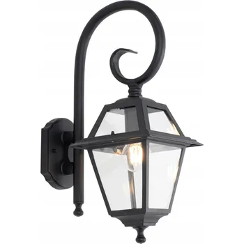 Venkovní osvětlení Venkovní nástěnné svítidlo QAZQA černé E27 60 W