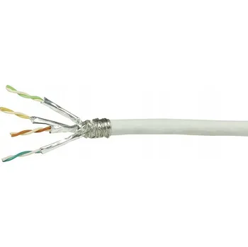 Síťový kabel LogiLink CPV0039 Síťový kabel bílý 100 m Cat6 S/FTP (S-STP)