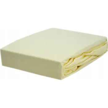 Prostěradlo Prostěradlo jersey s gumou 80x160 cm, barva ecru
