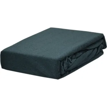 Prostěradlo Froté prostěradlo s gumou, rozměr 180x200 antracit KOBI