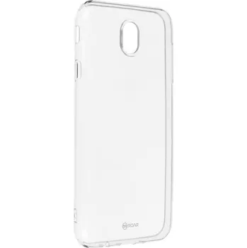Pouzdro na mobilní telefon Zadní Kryt Jelly Roar Case pro Samsung Galaxy J7 2017 bezbarvý
