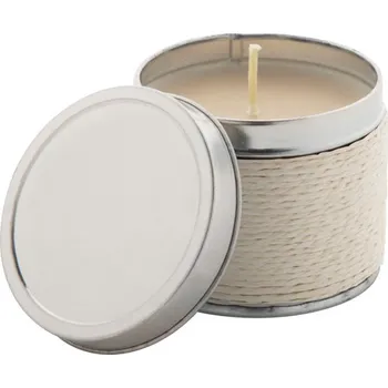 Svíčka Vonná svíčka Scendle, vanilka - Béžová / Stříbrná