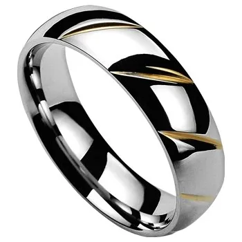 Prsten NUBIS® NSS3001 Pánský snubní prsten ocel - velikost 60 - NSS3001-60