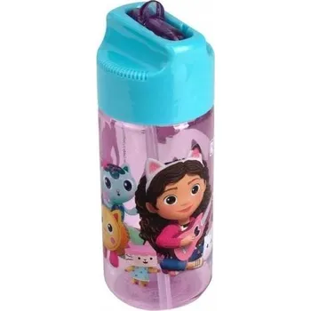 Láhev Gábinin Kouzelný Domek - Láhev se slámkou 430 ml 36810