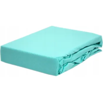 Prostěradlo Prostěradlo jersey s gumou 160x200, mořská barva