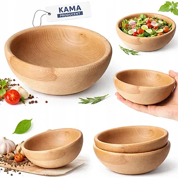 MISKA DŘEVĚNÁ MÍSA NA OŘECHY, DROBNÉ OVOCE Z TŘEŠŇOVÉHO DŘEVA 16 CM