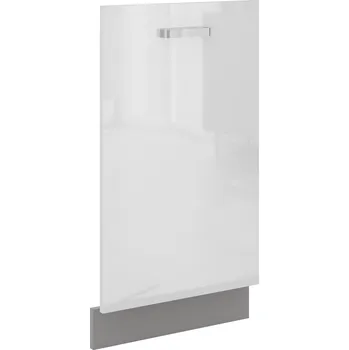 Kuchyňská linka Nábytek PEGAS s.r.o. Dvířka na myčku bez panelu BIANCA - ZM 713x446, Bílý lesk