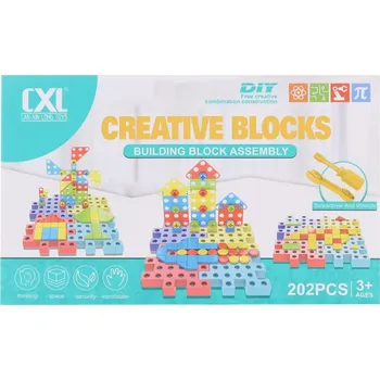 ostatní stavebnice Stavebnice šroubovací - 202 dílků