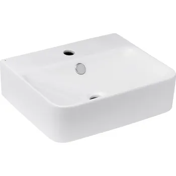 Umyvadlo Glacera Umývátko Bigio 44x36 cm otvor pro baterii uprostřed BG4638