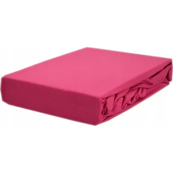 Prostěradlo Prostěradlo jersey s gumou 140x200, malinová barva