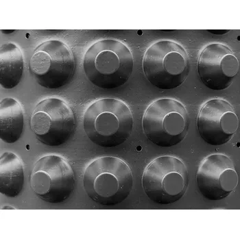 Hydroizolace Nopová fólie perforovaná – GXP PLUS 20P 800&nbsp;g/m², výška nopu 20&nbsp;mm, 2×20m [40&nbsp;m²]