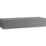 Koupelnová skříňka pod nástěnné umyvadlo/doplňková Noira - šedá matná - 150x43x28 cm