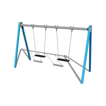 Dětská houpačka Řetězová dvojhoupačka RH6211KB - modrá (v.p. 1,0 m)