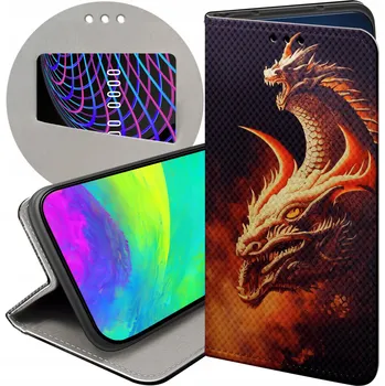 Pouzdro na mobilní telefon Flipové pouzdro Hello Case pro Xiaomi Redmi Note 14 červené