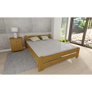 Postel Postel masiv Union - OLŠE 160 x 200 cm + rošt ZDARMA