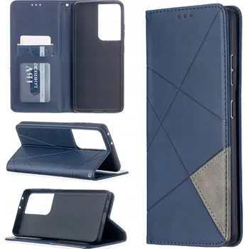 Pouzdro na mobilní telefon Flipové pouzdro Zaps pro Samsung Galaxy S21 Ultra, modré