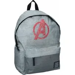 Batoh do školky Vadobag s více přihrádkami Avengers šedo-stříbrný