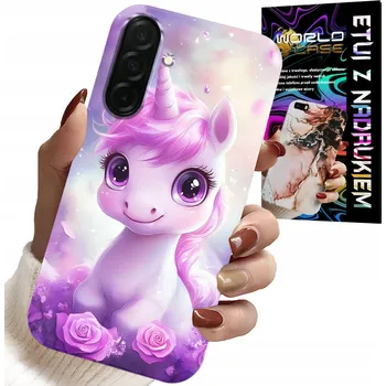 Pouzdro na mobilní telefon POUZDRO pro Samsung Galaxy A56 5G - Sladký Jednorožec, obal pro děti