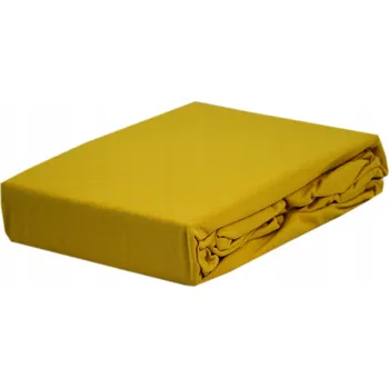 Prostěradlo Prostěradlo jersey s gumou, rozměr 200x220, hořčicové - KOBI Česká firma