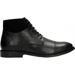 Pánské černé Kotníkové Boty z kombinované kůže Wojas vel. 40