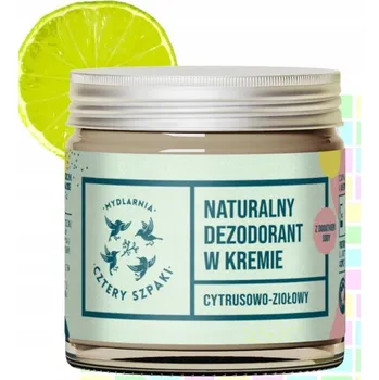 Cztery Szpaki 60 ml přírodní deodorant v krému citrusovo-bylinný