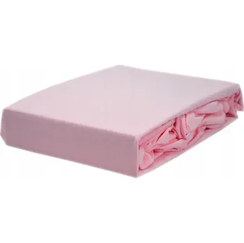 Prostěradlo Prostěradlo jersey s gumou, rozměr 60x120, světle růžové KOBI Česká firma