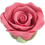 Günthart Cukrové růže střední červené (30 ks) | Romantické zdobení dortů