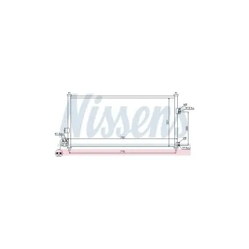 Motor automobilu Chladič klimatizace NISSENS 94889