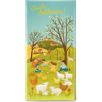 Čokoláda Fairobchod Bio velikonoční mléčná čokoláda, 100 g