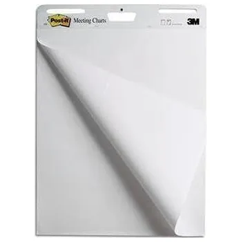 Samolepicí blok Post-it Meeting chart, bílá, 63,5x77,5cm, 3M POSTIT