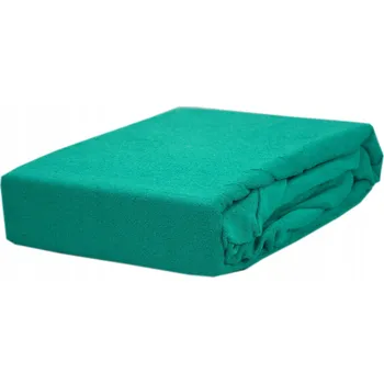 Prostěradlo Froté prostěradlo s gumou, rozměr 200x200, zelené KOBI