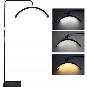 Stojací lampa LED stojací lampa ve tvaru měsíce 36W 180 cm Andoer HD-M6X studio