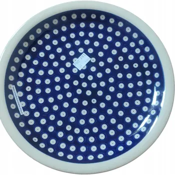 Talíř Mělký jídelní talíř Bolesławiec BASIC 27,5 cm