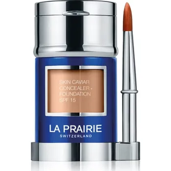 Make-up La Prairie Skin Caviar Concealer Foundation make-up a korektor SPF 15 odstín NW-15 Warm Linen 30 ml