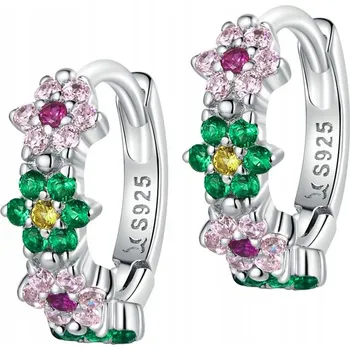 Náušnice Stříbrné Náušnice Geometrické Náušnice Stříbro 925