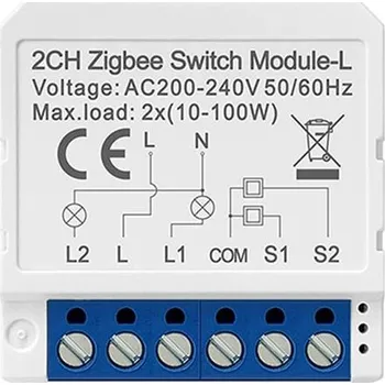 spínač Smart Switch Module AVATTO LZWSM16-W2 ZigBee Tuya