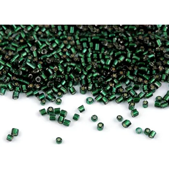 Šperk Rokajl sekaný 13/0 - 1,7 mm s průtahem, Balení 30 g, Varianta H28 (1,7 mm) modrá kobaltová