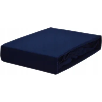 Prostěradlo Prostěradlo jersey s gumou 80x160 cm, barva tmavě modrá