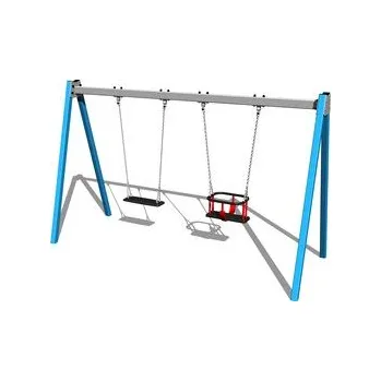 Dětská houpačka Řetězová dvojhoupačka RH6212KB - modrá (v.p. 1,0 m)