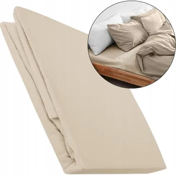 Prostěradlo Prostěradlo flanelové s gumou 120x200 SVĚTLE BÉŽOVÁ