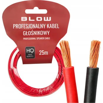 elektrický kabel AUDIO KABEL REPRODUKTOROVÝ DVOUŽILOVÝ PRO LED PÁSKY HQ 2x0,50mm 25m 2x0,5